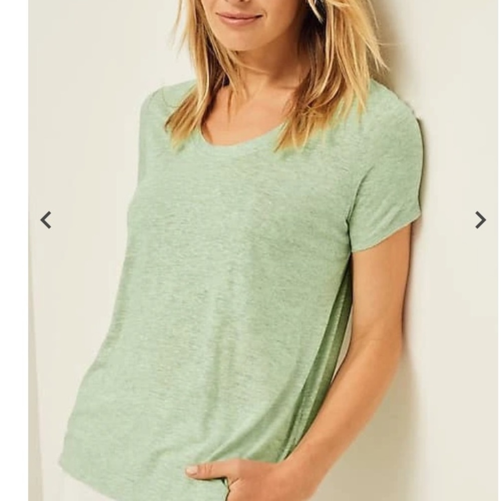 NEW J.JILL Pure Jill Soft-Scoop-Neck Tee Size:XSP